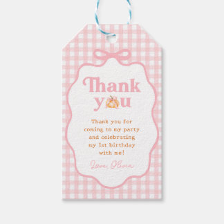 Étiquettes de cadeau pour fête d'anniversaire de p