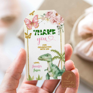 Étiquettes de cadeau pour frères et sœurs papillon
