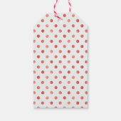 Étiquettes de cadeau pour première fête d'annivers (Dos)