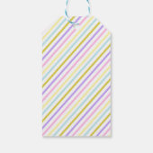 Étiquettes de cadeau Saut Rose & Violet (Dos)
