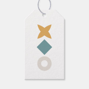 Étiquettes de cadeaux de baby shower Minimal Bauha