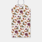 Étiquettes de cadeaux de douche de mariée à la cit (Dos)