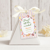 Étiquettes de cadeaux de douche de mariée Fraîchem