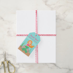 Étiquettes de cadeaux de fête d'anniversaire de fi