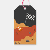 Étiquettes de cadeaux de fête de Monster Truck (Dos)