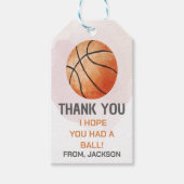 Étiquettes de cadeaux de fête de sport pour garçon (Devant)