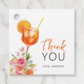 Étiquettes de cadeaux de fête prénuptiale Love at  (Devant)