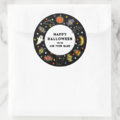 Étiquettes de cadeaux de Halloween joyeux (Sac)