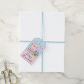 Étiquettes de cadeaux de Hanoukka Chat et Souris (Avec de laficelle)