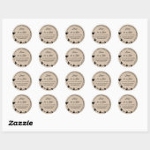 Étiquettes de cadeaux de mariage en pot Mason Kraf (Feuille)