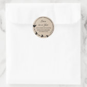 Étiquettes de cadeaux de mariage en pot Mason Kraf (Sac)