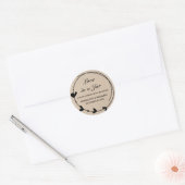 Étiquettes de cadeaux de mariage en pot Mason Kraf (Enveloppe)