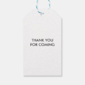 Étiquettes de cadeaux de mariage, éventail de l'am (Dos)