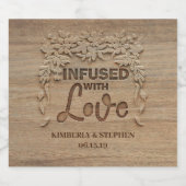 Étiquettes de cadeaux de mariage faits maison 'Imp (Étiquettes simples)