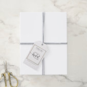 Étiquettes de cadeaux de mariage moderne (Avec de la ficelle)