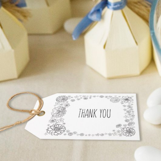Étiquettes de cadeaux de mariage rustiques