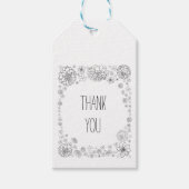 Étiquettes de cadeaux de mariage rustiques (Devant)