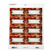 Étiquettes de cadeaux de Noël (Feuille entière)