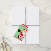 Étiquettes de cadeaux de Noël de bowling (Avec de la ficelle)