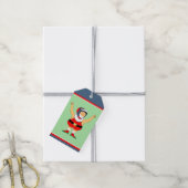 Étiquettes de cadeaux de Noël de lutte (Avec de la ficelle)