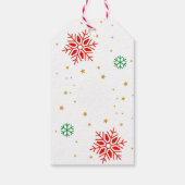 Étiquettes de cadeaux de Noël joyeux (Dos)