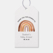 Étiquettes de cadeaux de remerciement Bohème Arc-e (Devant)