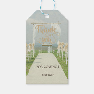 Étiquettes de cadeaux de remerciement pour mariage