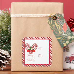 Étiquettes de cadeaux en canne à sucre