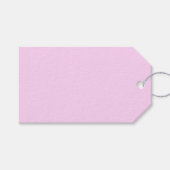 Étiquettes de cadeaux Pink Pastel (Devant (Horizontal))