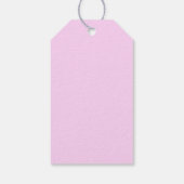Étiquettes de cadeaux Pink Pastel (Dos)