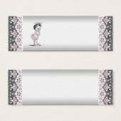 Étiquettes de cadeaux pour Baby Shower de la Princ (Devant & derrière)