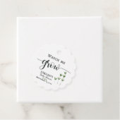 Étiquettes de cadeaux pour Baby Shower "Regarde-mo (En situation)