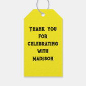 Étiquettes de cadeaux pour Duck Favors Baby Shower (Dos)