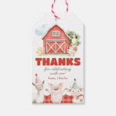 Étiquettes de cadeaux pour fête d'anniversaire à l (Devant)