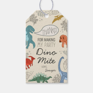 Étiquettes de cadeaux pour fête d'anniversaire din