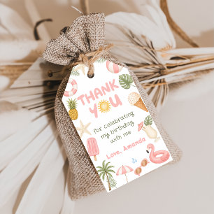 Étiquettes de cadeaux pour fête d'anniversaire tro