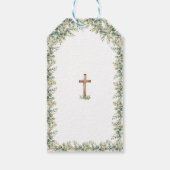 Étiquettes de cadeaux pour ma première communion  (Dos)