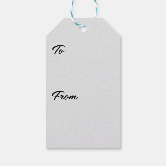 Étiquettes de cadeaux Vulcan Père Noël (Dos)