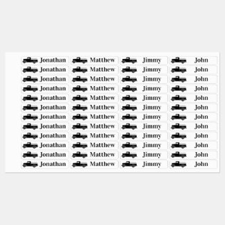 Étiquettes de camion de fer