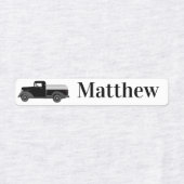 Étiquettes de camion de fer (Design 2)