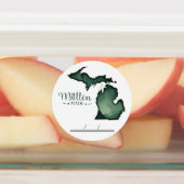 Étiquettes de canne "Mitten-Made" du Michigan pers (Apposé)