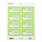 Étiquettes de canne personnalisées Conserve les ch (Feuille entière)