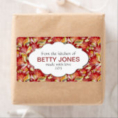 Étiquettes de canning, de confiture ou de produits (En situation)