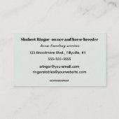 Étiquettes de cavalier modifiables (Dos)