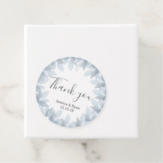 Étiquettes de cercle de mariage personnalisées ave (En situation)