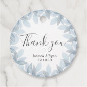 Étiquettes de cercle de mariage personnalisées ave (Devant)