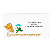 Étiquettes de champignons de grenouille (Devant)