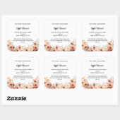 Étiquettes de chandelles personnalisées Pêcher Fle (Feuille)