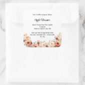 Étiquettes de chandelles personnalisées Pêcher Fle (Sac)