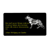 Étiquettes de chiens (Devant)